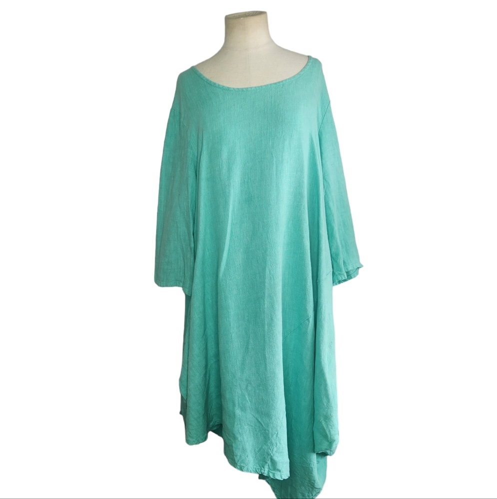 bryn Walker Turquoise Midi Dress
